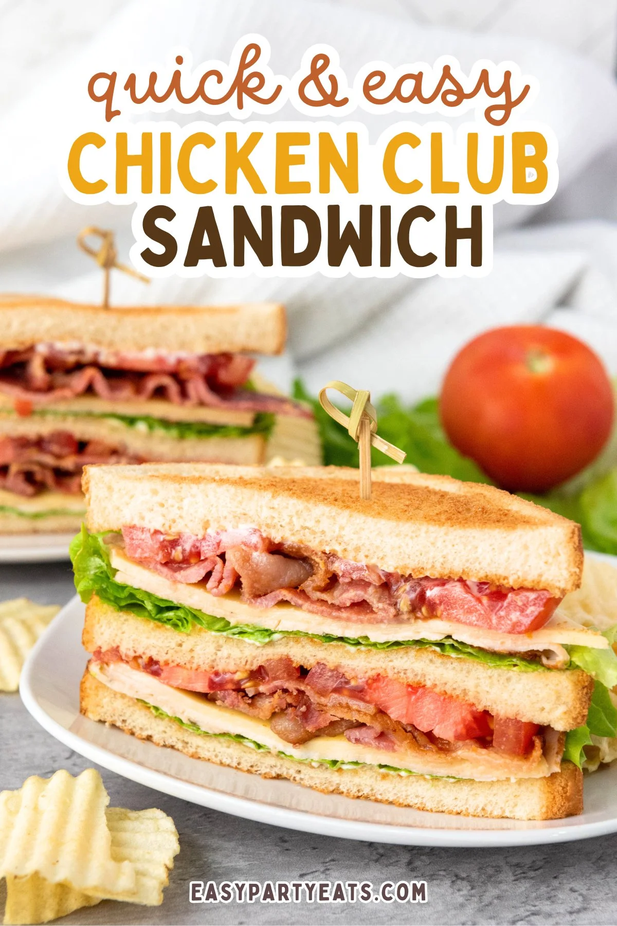 Chicken Club Sandwiches — Easy Party Eats